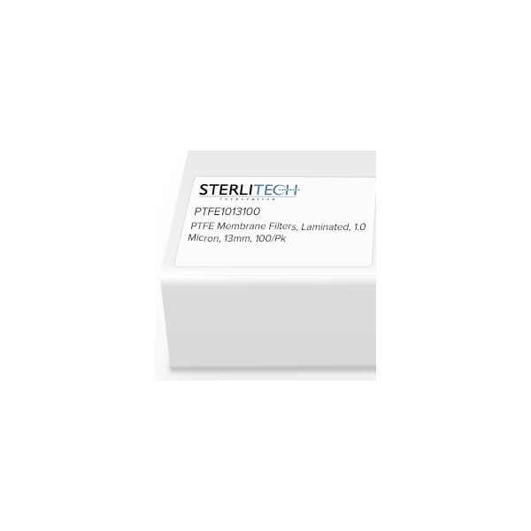 PTFE  Laminated Membrane Filters, 1.0 Micron, 13mm, PK100